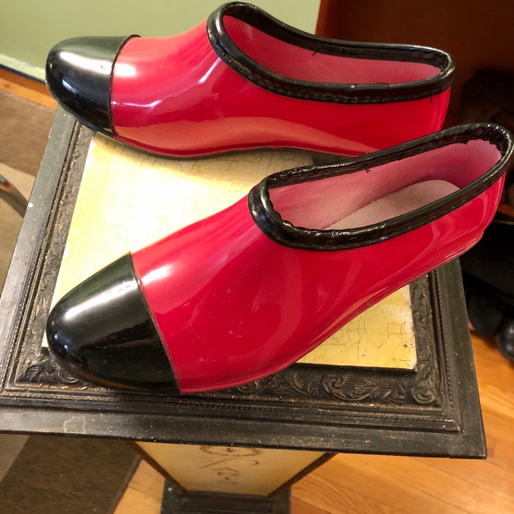 Red Rain Booties - Picture 1 of 4